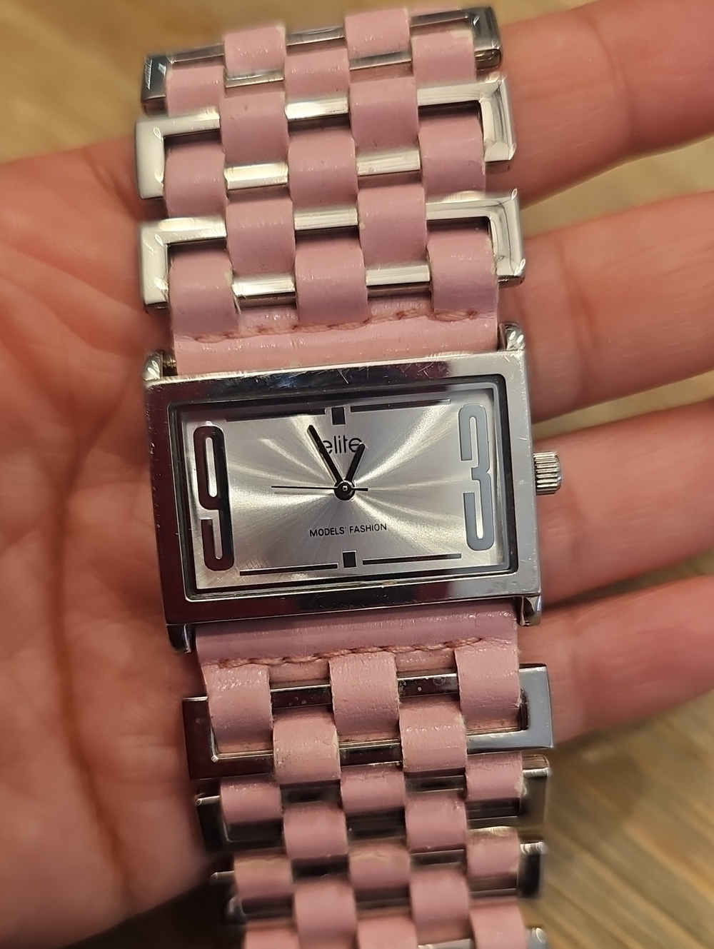 ELITE vintage Pink Watch